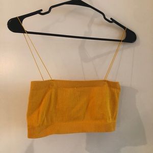 NEW Urban Outfitters Yellow Cami Crop top